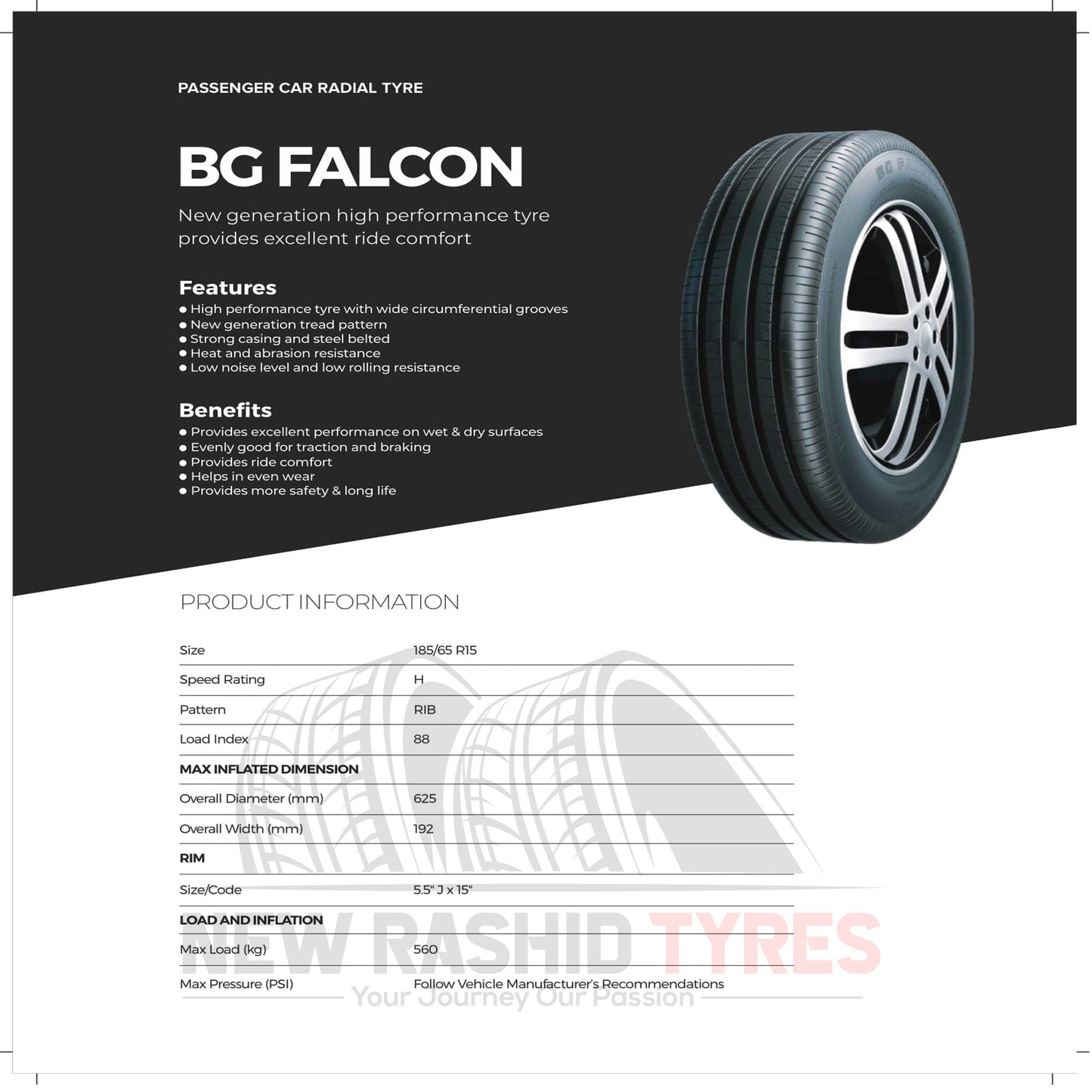 GTR GENERAL TYRES | MADE IN PAKISTAN | ALL SIZES