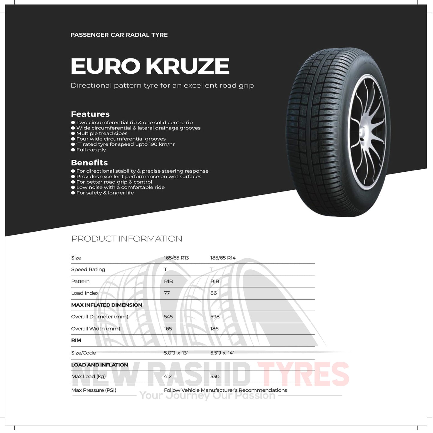 GTR GENERAL TYRES | MADE IN PAKISTAN | ALL SIZES